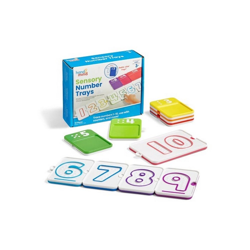 Sensory Number Trays