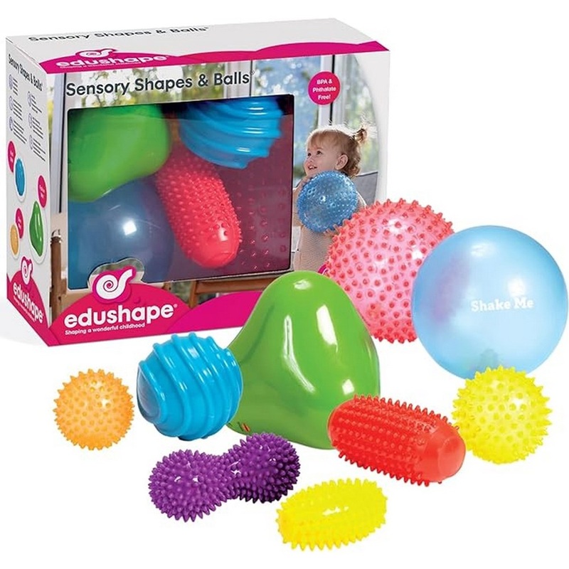 Edushape Sensory Shape & Balls, (9 pcs)