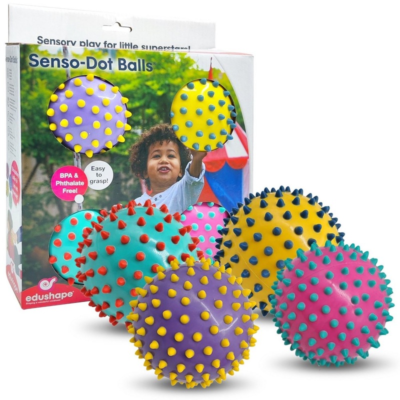 EduShape Tactile Sensory Ball  4 Pack