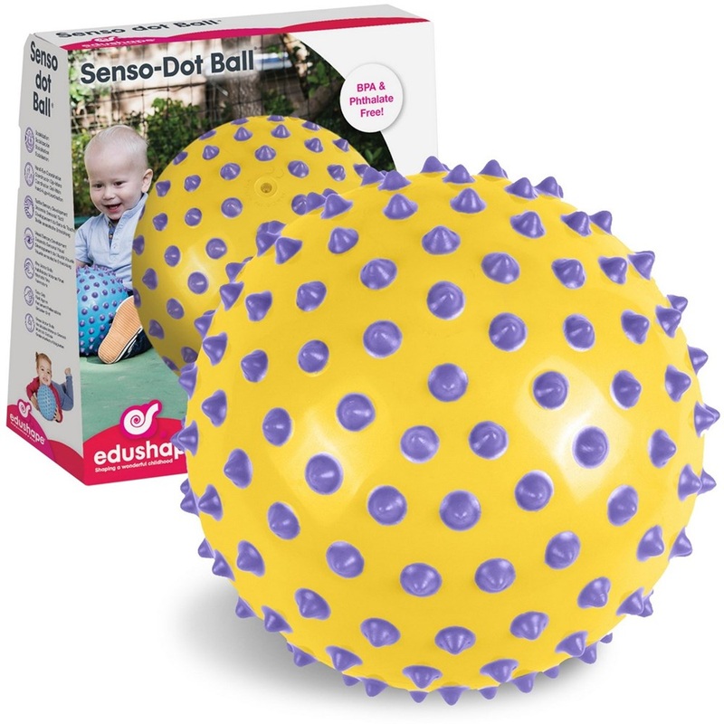 EduShape Tactile Sensory Ball  Yellow/Purple