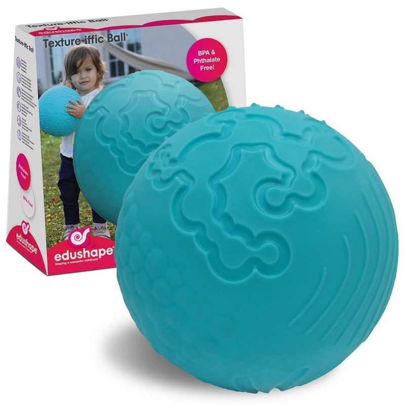 Edushape Texture-iffic Ball  Light Blue,
