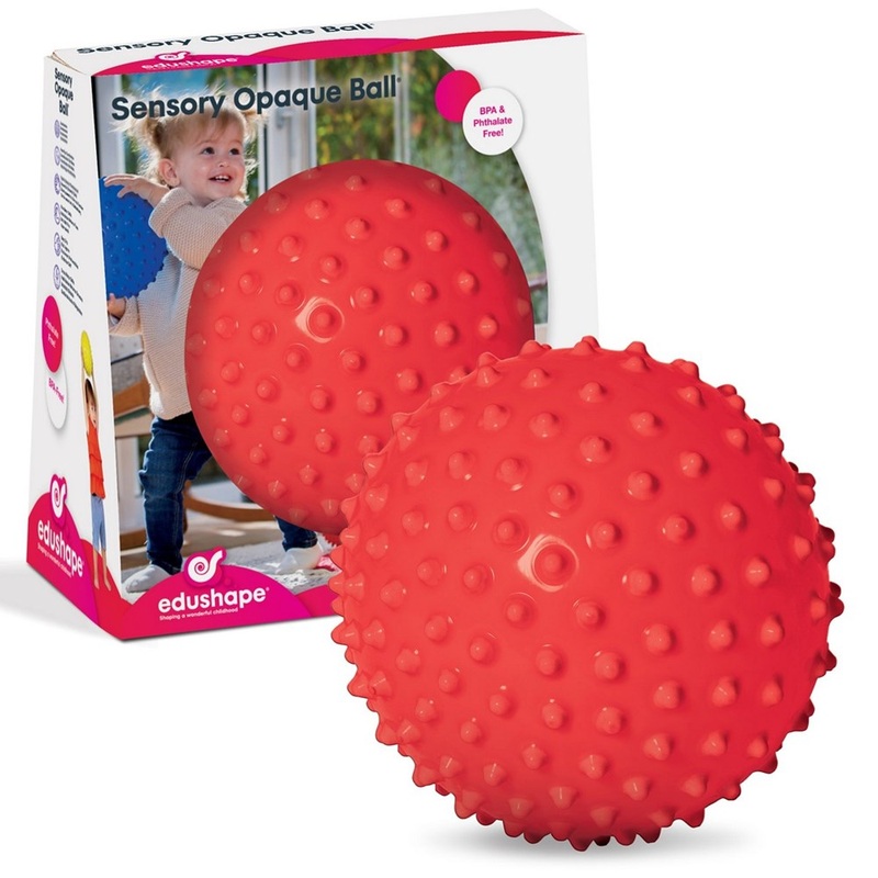 Edushape The Original Sensory Ball, Opaque 7 -Red