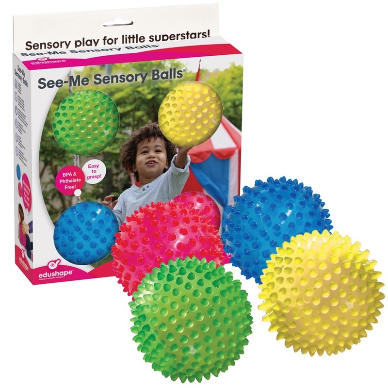 The Original Sensory Balls, See-Me 4 (Set of 4),