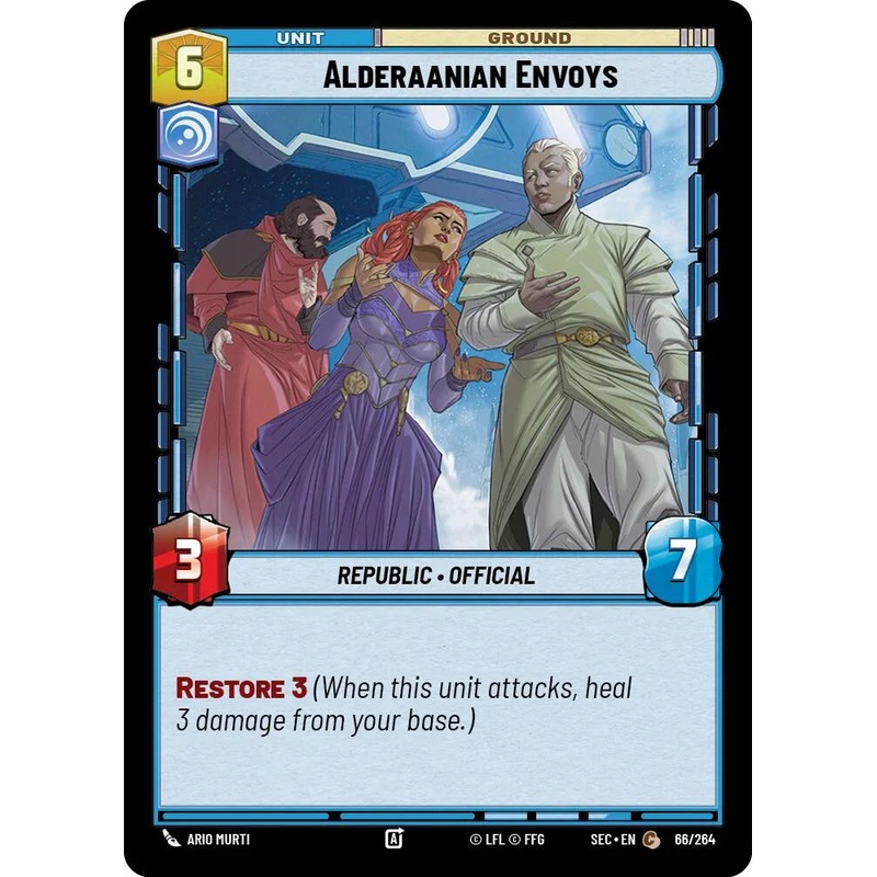 Alderaanian Envoys (66/264) (66/264) [Secrets of Power] (ONLINE ORDER ONLY)