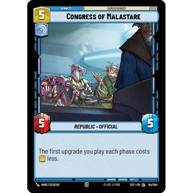 Congress of Malastare (64/264) (64/264) [Secrets of Power] (ONLINE ORDER ONLY)