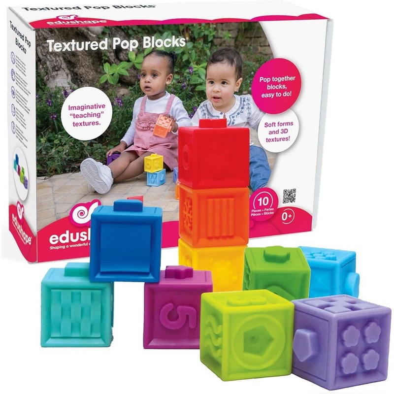 Edushape Mix & Match Textured  Blocks