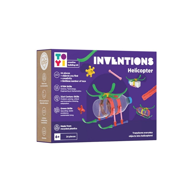 Big Jigs Inventions Helicopter Building Kit