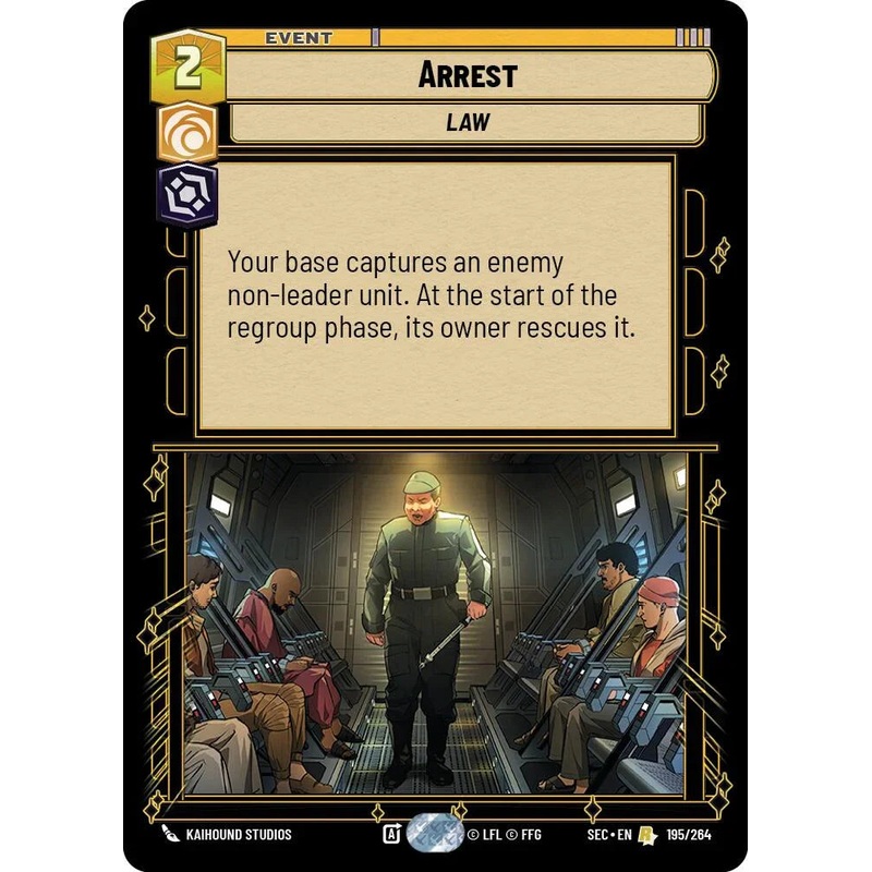 Arrest (195/264) (195/264) [Secrets of Power] (ONLINE ORDER ONLY)