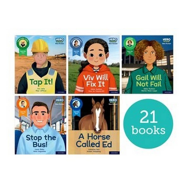 Hero Academy Non-fiction: Oxford Levels 1-6, Lilac-Orange Book Bands: Singles Pack