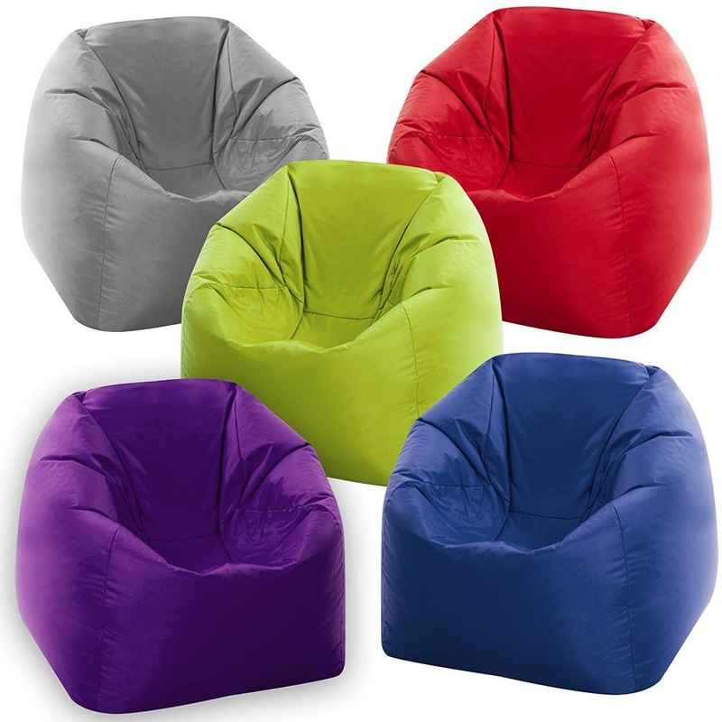 Student Bean Bag Chair  5 Pack Assorted