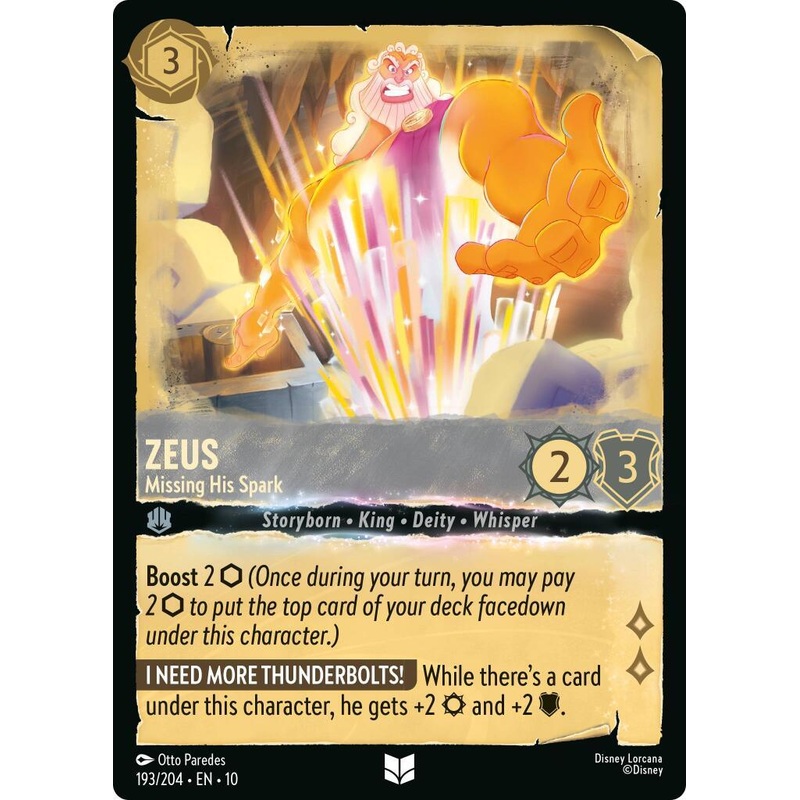 Zeus – Missing His Spark (193/204) [Whispers in the Well] (ONLINE ORDER ONLY)