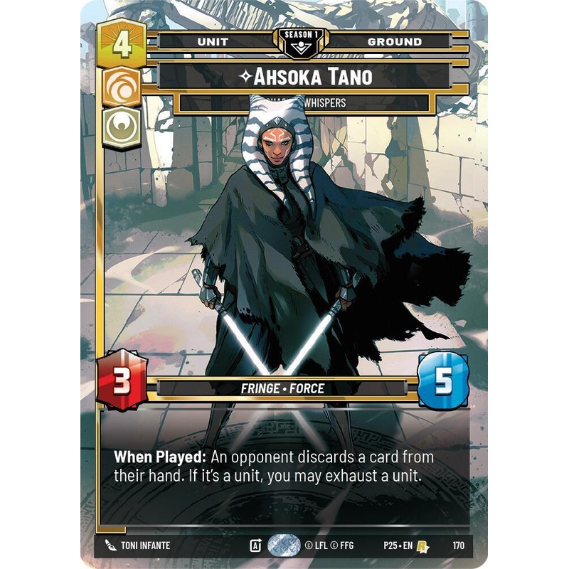 Ahsoka Tano – Chasing Whispers (170) (170) [Sector and Regional Promos: Season 1] (ONLINE ORDER ONLY)