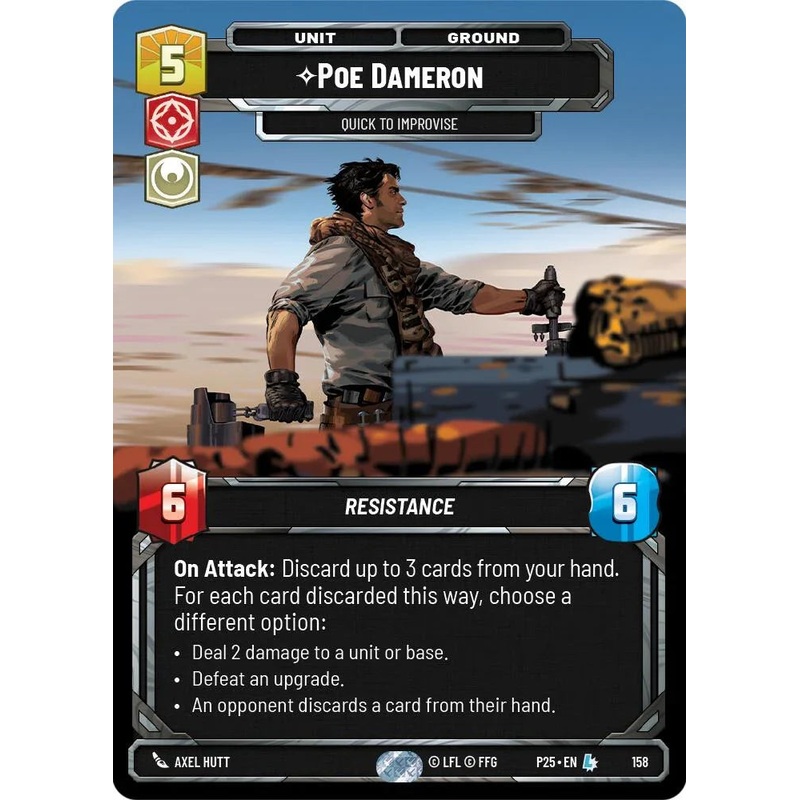 Poe Dameron – Quick to Improvise (158) (158) [Sector and Regional Promos: Season 1] (ONLINE ORDER ONLY)