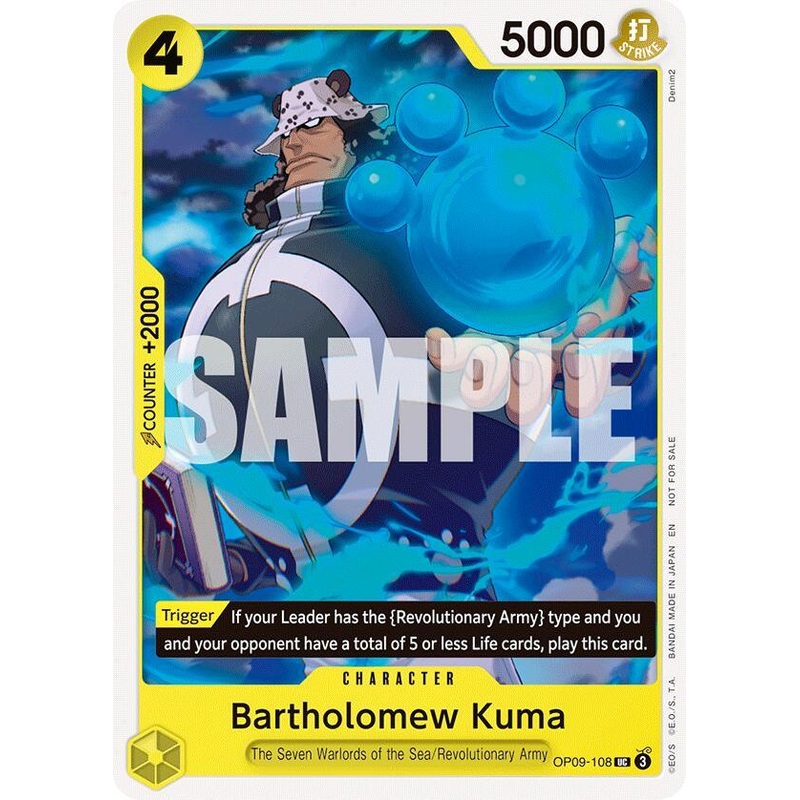 Bartholomew Kuma (Tournament Pack 2025 Vol. 4) [One Piece Promotion Cards] (ONLINE ORDER ONLY)