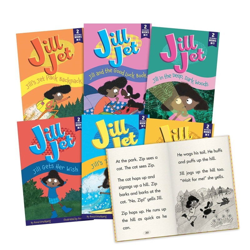 Beanstalk Letters & Sounds Jill Jet  Decodable Chapter Books  Boxed Set