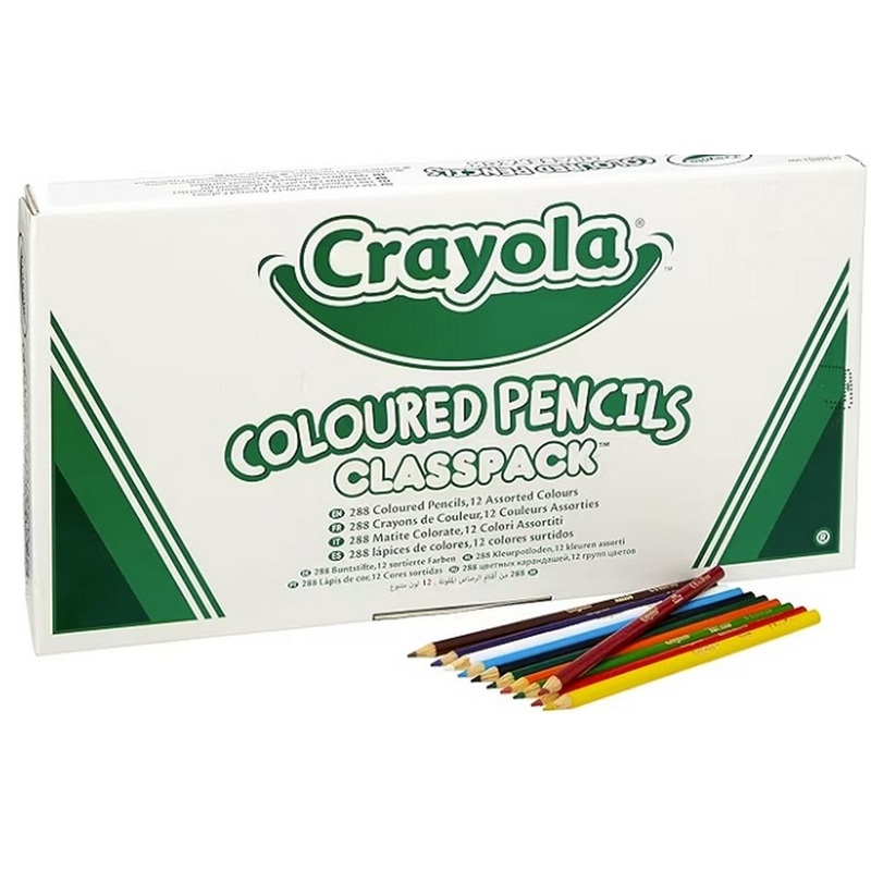 Crayola Coloured Pencils Class Pack of 288