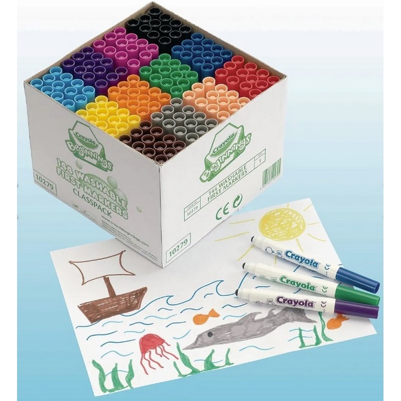 Crayola Jumbo Markers Class Pack of 144