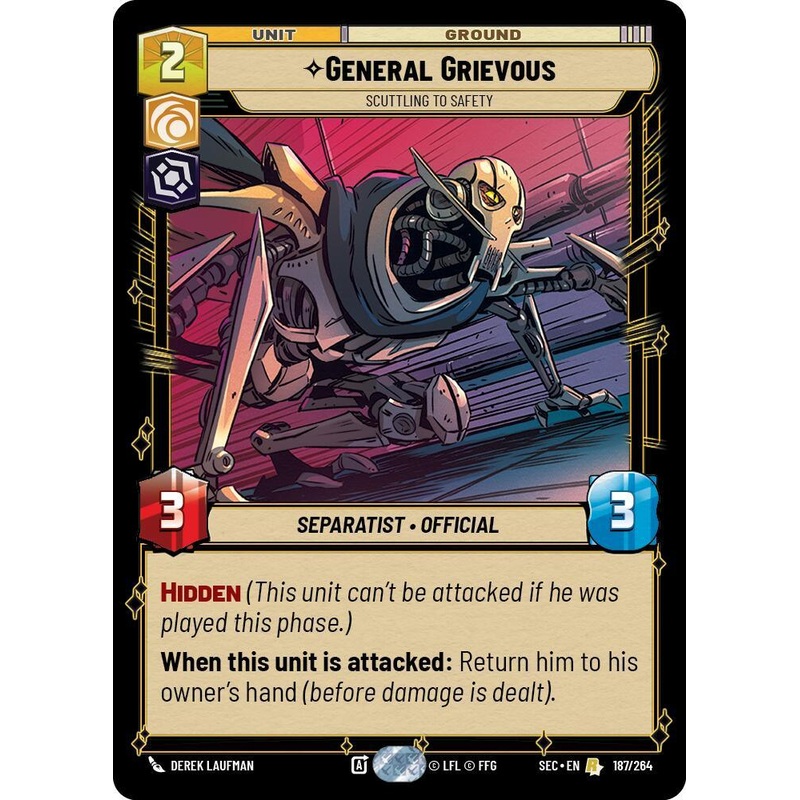 General Grievous (187/264) – Scuttling to Safety (187/264) [Secrets of Power] (ONLINE ORDER ONLY)