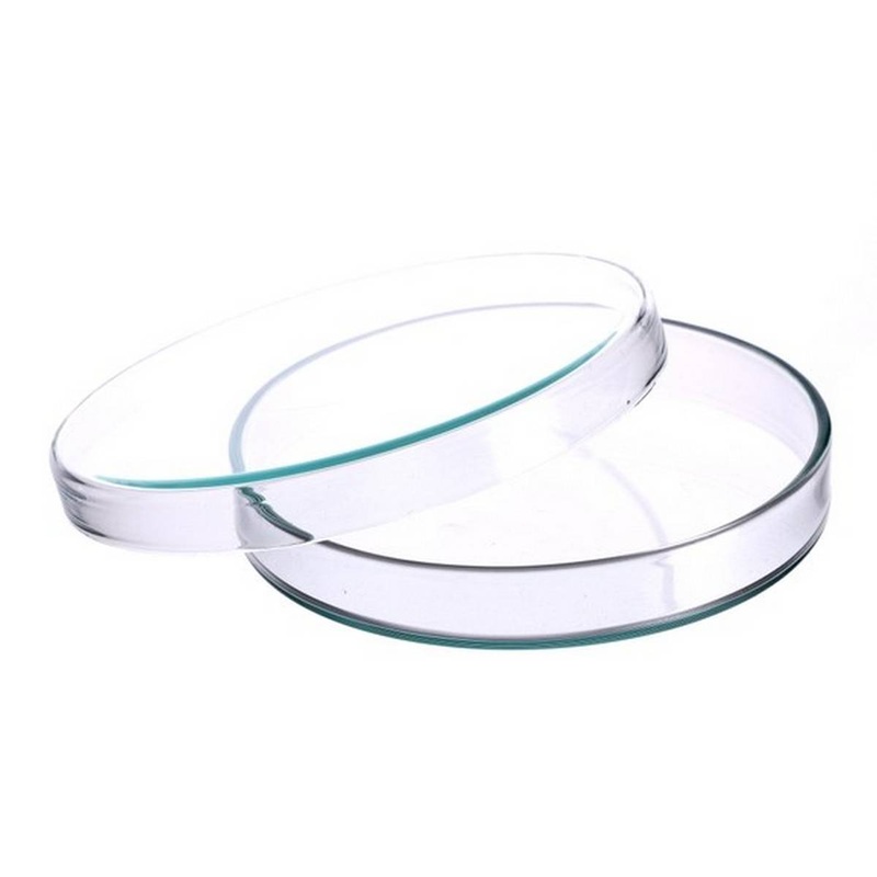 Glass Petri Dishes: 90mm x 15mm  Pack of 10