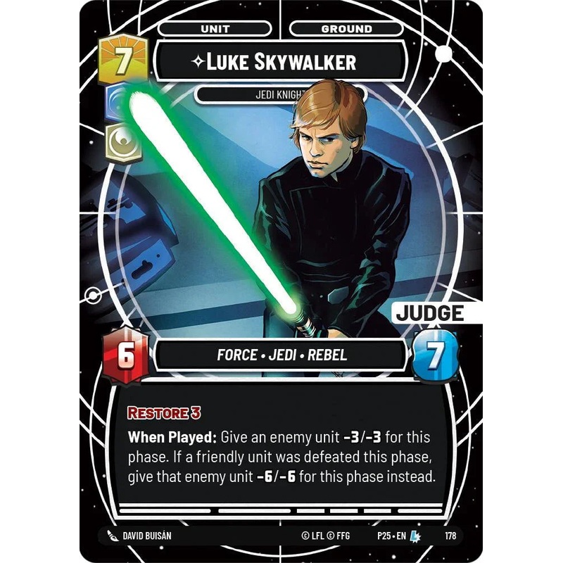 Luke Skywalker – Jedi Knight (174) (174) [Judge Promos] (ONLINE ORDER ONLY)