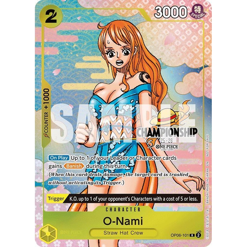 O-Nami (CS 25-26 Event Pack Finalist Ver.) [One Piece Promotion Cards] (ONLINE ORDER ONLY)