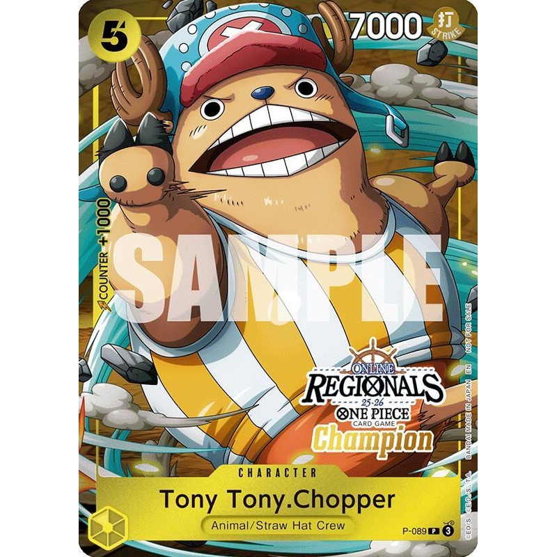 Tony Tony.Chopper (Online Regional Champion Card Set 2025 Vol.2) [One Piece Promotion Cards] (ONLINE ORDER ONLY)
