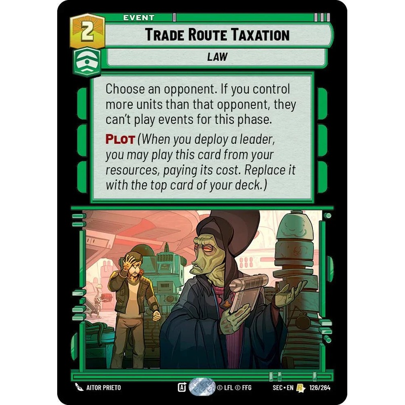 Trade Route Taxation (126/264) (126/264) [Secrets of Power] (ONLINE ORDER ONLY)