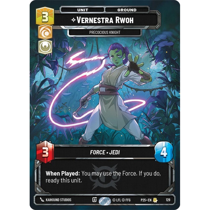Vernestra Rwoh – Precocious Knight (129) (129) [Sector and Regional Promos: Season 1] (ONLINE ORDER ONLY)