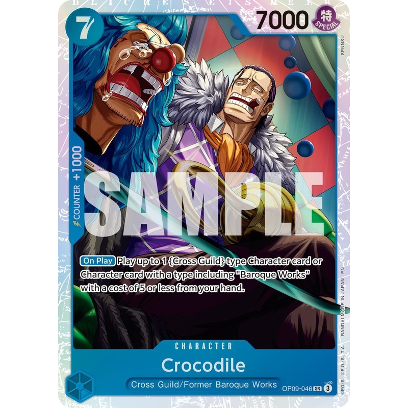 Crocodile (OP09-046) (Reprint) [Premium Booster -The Best- Vol. 2] (ONLINE ORDER ONLY)