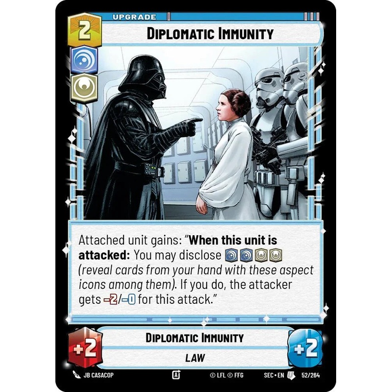 Diplomatic Immunity (52/264) (52/264) [Secrets of Power] (ONLINE ORDER ONLY)