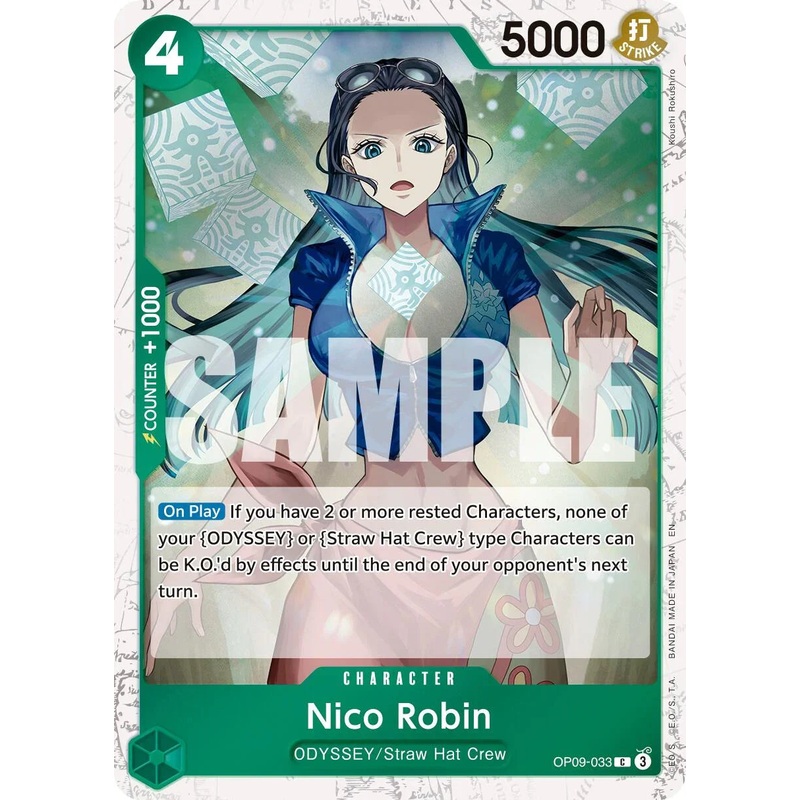Nico Robin (OP09-033) (Pirate Foil) [Premium Booster -The Best- Vol. 2] (ONLINE ORDER ONLY)