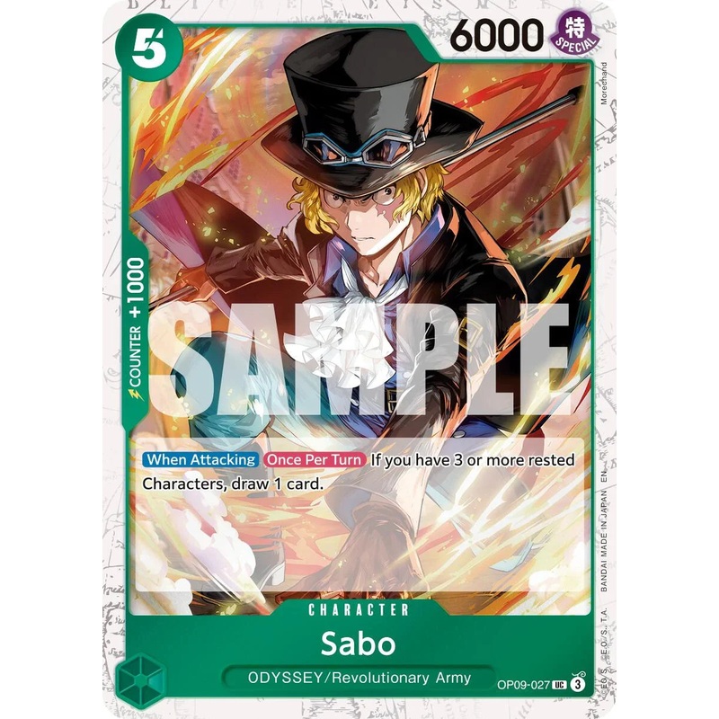 Sabo (OP09-027) (Pirate Foil) [Premium Booster -The Best- Vol. 2] (ONLINE ORDER ONLY)