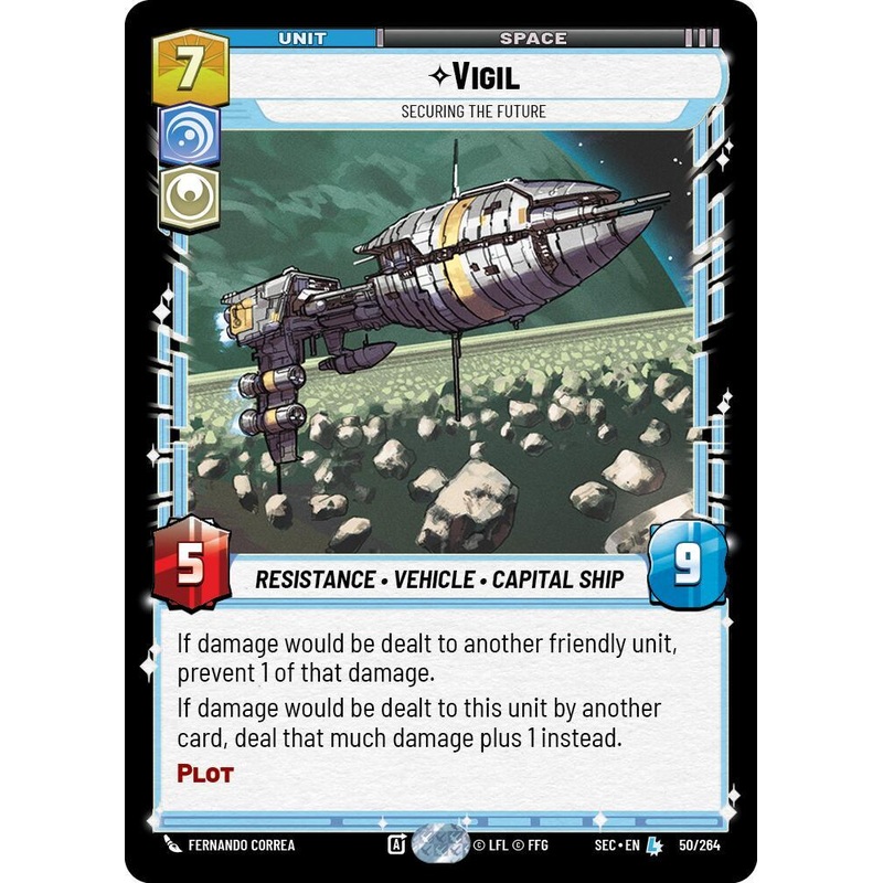 Vigil (50/264) – Securing the Future (50/264) [Secrets of Power] (ONLINE ORDER ONLY)