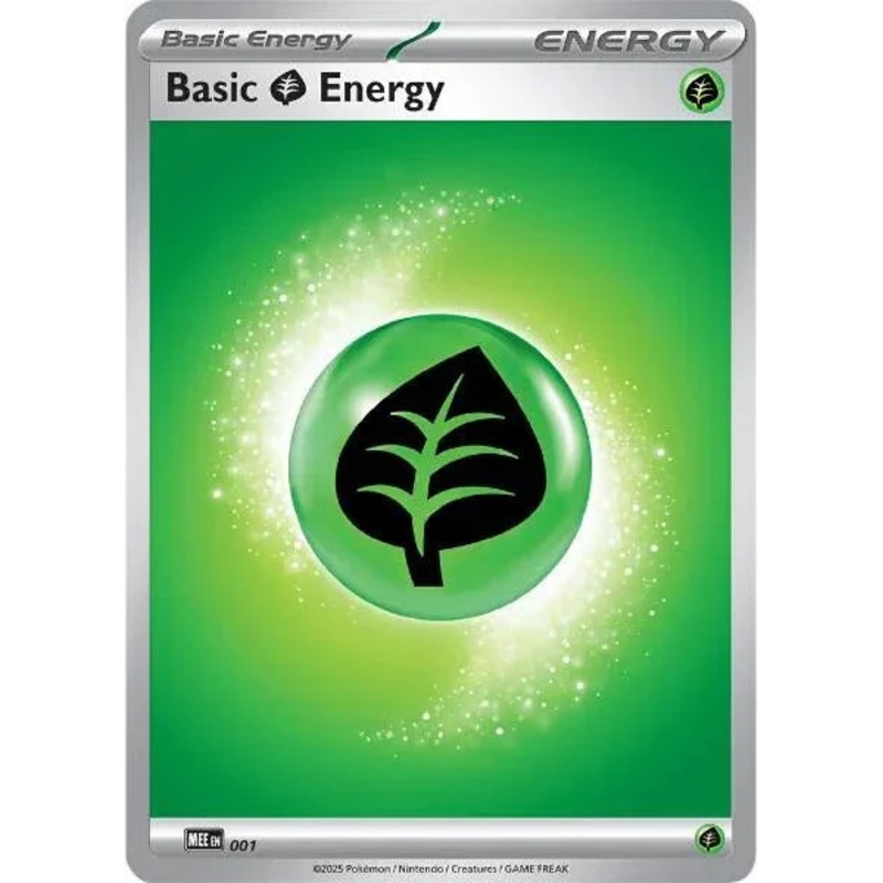 Basic Grass Energy – 001 [Mega Evolution Energies] (ONLINE ORDER ONLY)