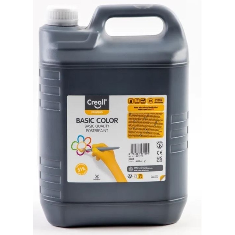 Creall Basic Colour Ready Mixed Paint  5 Litre
