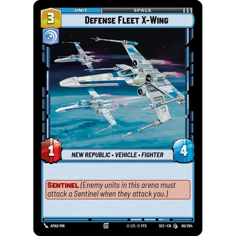 Defense Fleet X-Wing (60/264) (60/264) [Secrets of Power] (ONLINE ORDER ONLY)