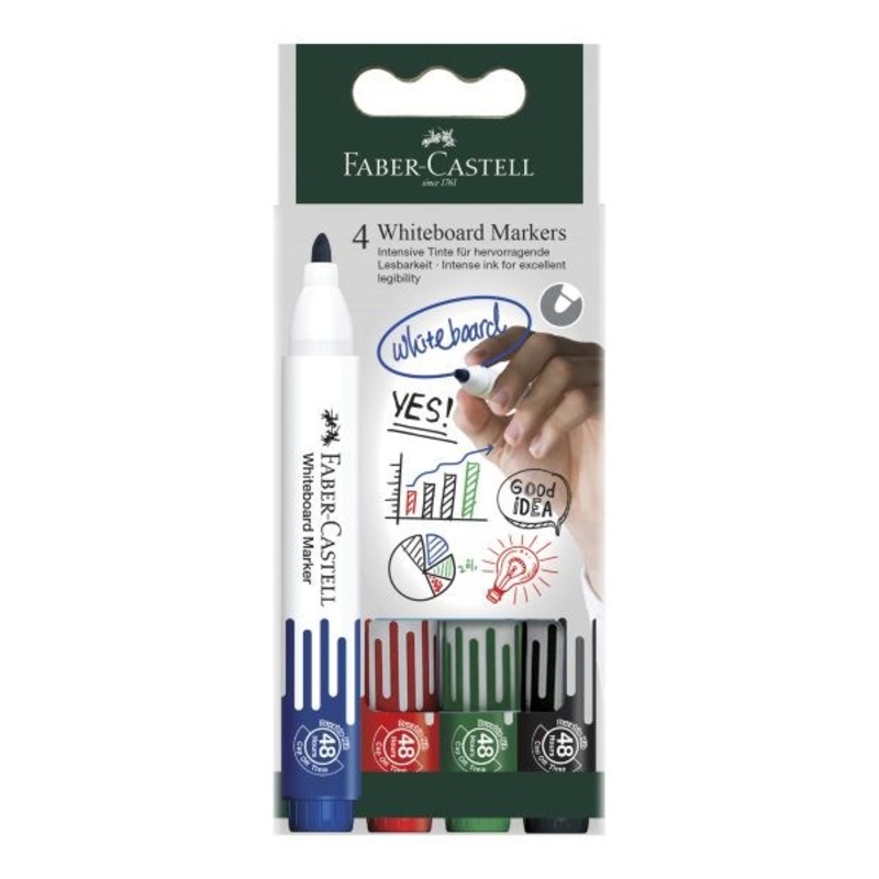 Faber Castell Whiteboard Marker Pack of 4