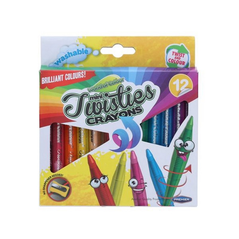 Mini Twisties Crayons Pack of 12