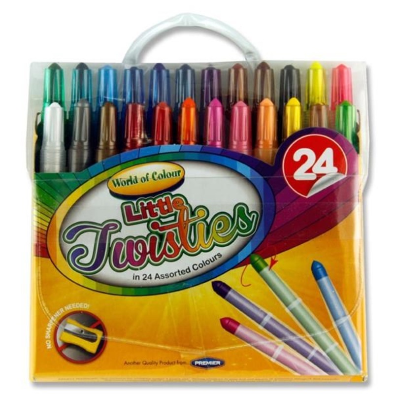 Mini Twisties Crayons Pack of 24
