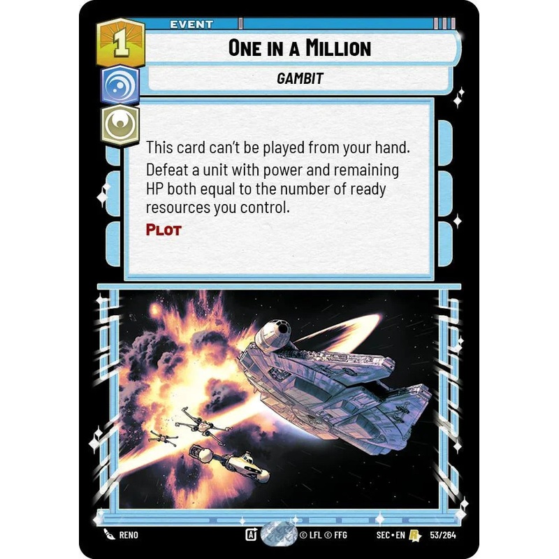 One in a Million (53/264) (53/264) [Secrets of Power] (ONLINE ORDER ONLY)