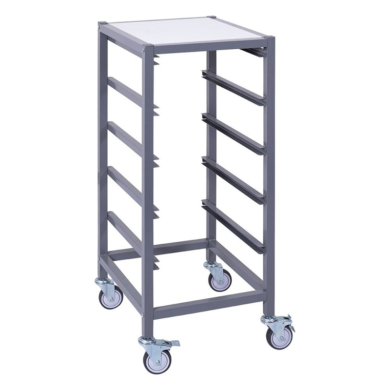 Single Tote Tray Trolley Frame