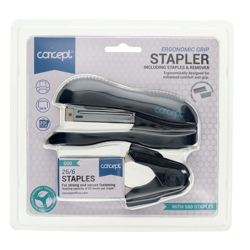 Heavy Duty Stapler and Remover incl FREE Box 500 Staples