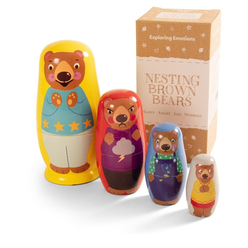 **Learn Well Nesting Brown Bears Set of 4