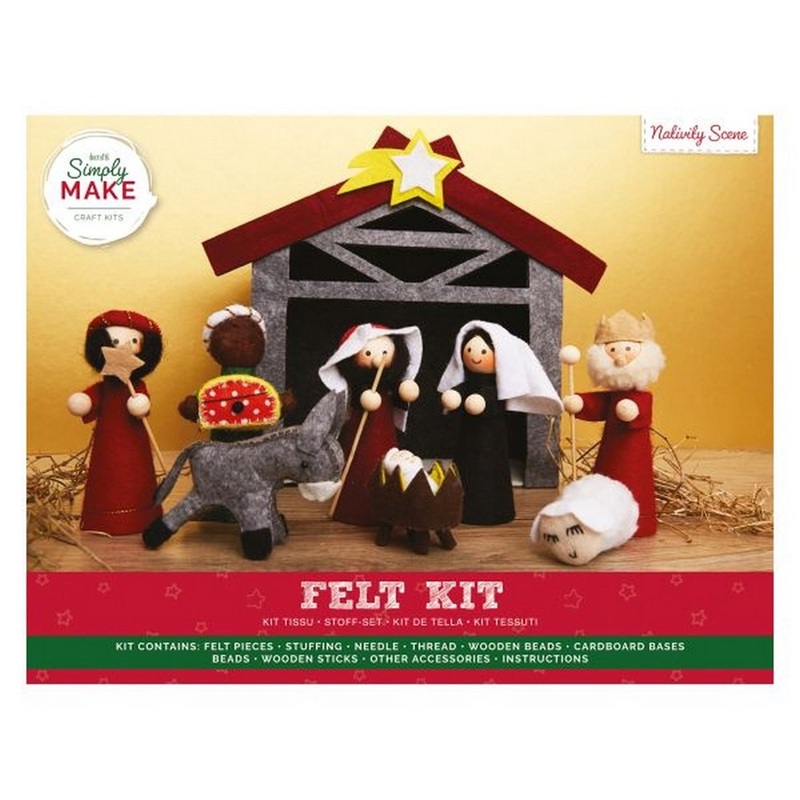 Simply Make Felt Kit  Nativity