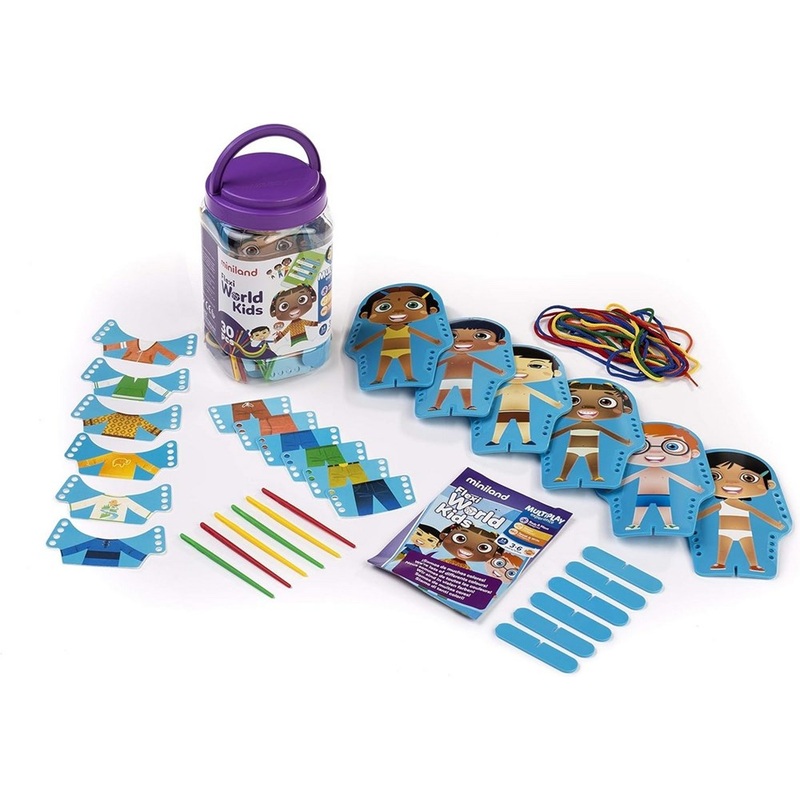Miniland Flexi World Kids Lacing Set