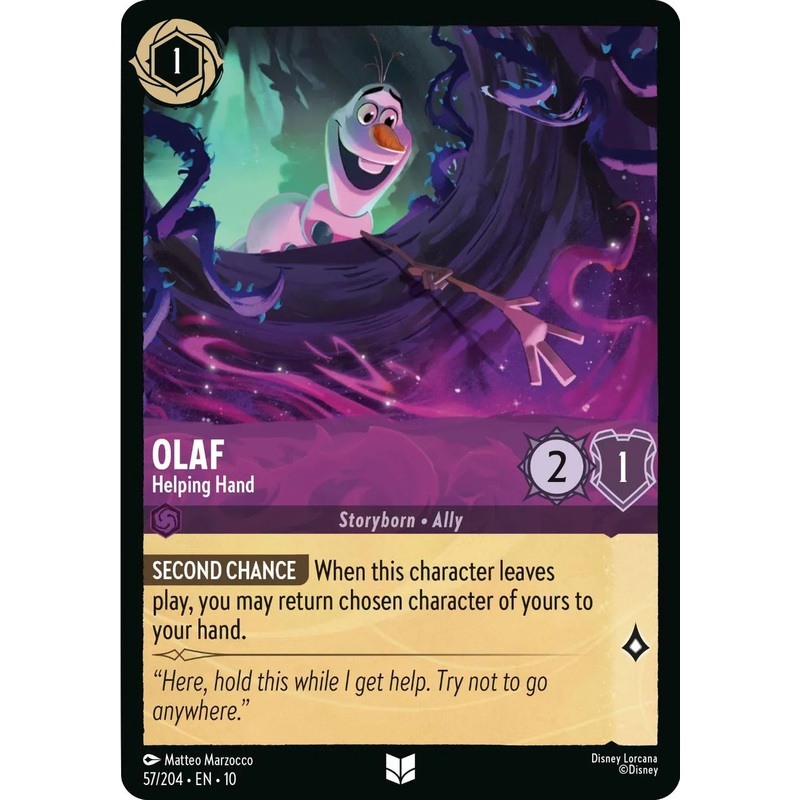 Olaf – Helping Hand (57/204) [Whispers in the Well] (ONLINE ORDER ONLY)