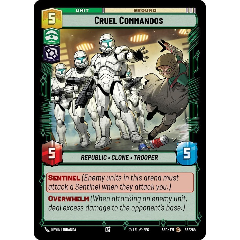 Cruel Commandos (86/264) (86/264) [Secrets of Power] (ONLINE ORDER ONLY)