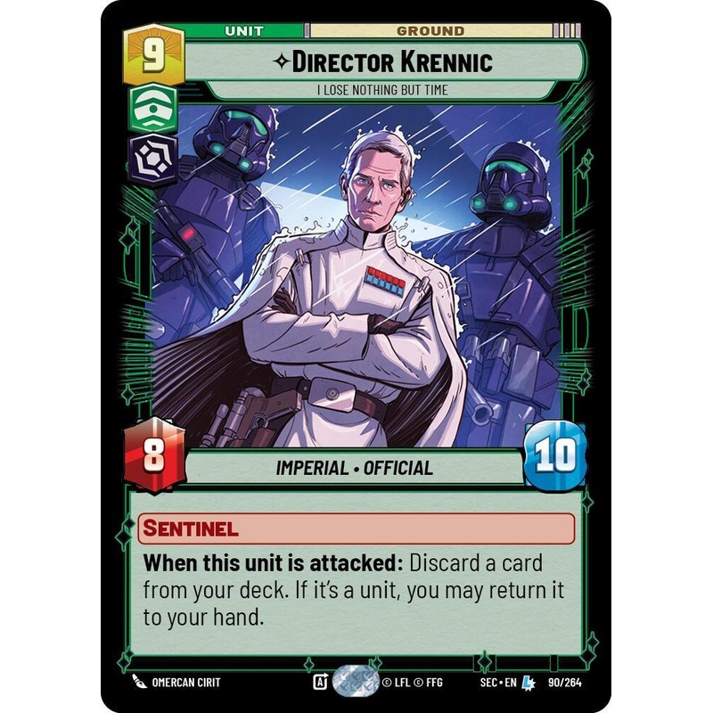 Director Krennic (90/264) – I Lose Nothing But Time (90/264) [Secrets of Power] (ONLINE ORDER ONLY)