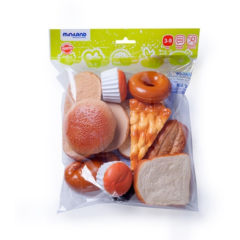 Miniland Bakery Play Food (15 Pieces)