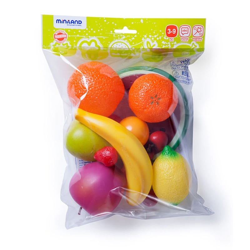 Miniland Fruits Play Food (15 pieces)